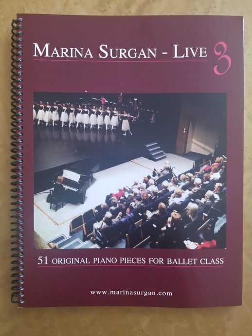 Marina Surgan Sheet Music for Ballet Class Vol 3